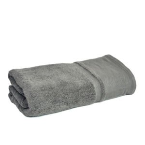 Dobby Grey Bath Towel