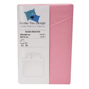 Flat Bed Sheet - Dyed - Rose Pink - King